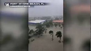 1 PM ET Wednesday: Here is the storm surge in Fort Myers this afternoon. This is the worst of it right now as the eyewall moves onshore. Field crews are reporting that power outages are increasing and power lines are struggling in the wind. | WeatherNation