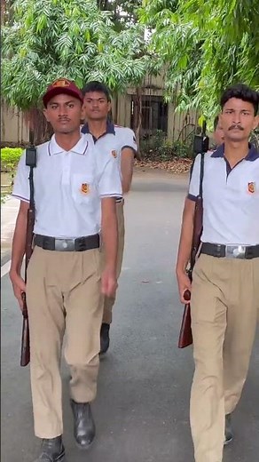 NCC cadet parade 🤩🇮🇳 \\ NCC cadet guard training 😎😲 #shorts #drill #ncc