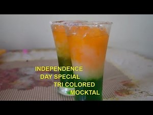 Tri-Colored Welcome Drinks | Independence day Special Drink | How to make Tri Color Mock tail
