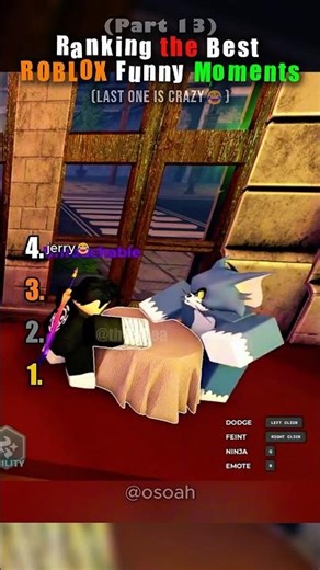 Ranking the Best ROBLOX Funny Moments (Part 13)😂 #shorts #viralshorts