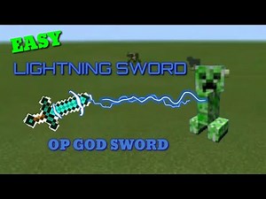 OP Lightning Sword in Minecraft | Command Block Tutorial