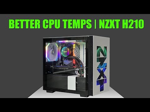 NZXT H210 Temps Before & After Front Panel Mod