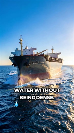 102-Why Don't Boats Sink? The Answer is Genius #physics #science #facts