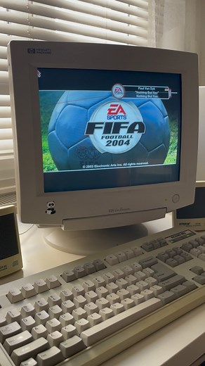 Retro Computer on Instagram: "Fifa 2004 intro! #retrocomputer #retrogame #gaming #gamer #fifa #90s #2000s #futbol #uefa #champion"