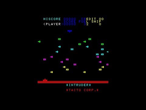 Arcade Longplay - Intruder (1980) Game Plan