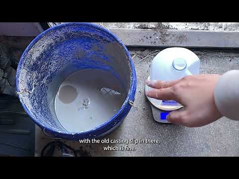 How to Mix Casting Slip | Step by Step Pottery Tutorial