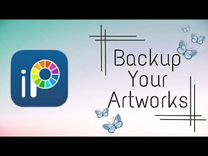 how to backup ibis paint x drawings || backup for Ibis paint x || ibis paint x tutorial || backup