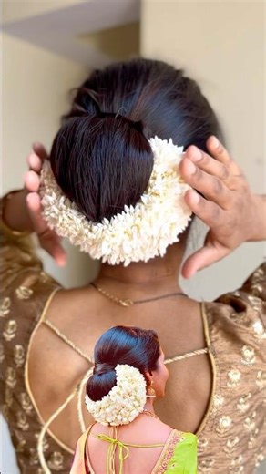 Reception/wedding bun hairstyle #weddinghairstyles #bridal hairstyle#receptionhairstyle #bridallook