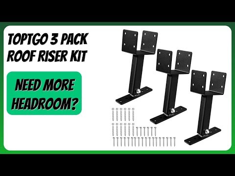 REVIEW (2025): TOPTGO 3 Pack Roof Riser Kit. Features