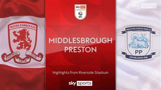 Middlesbrough 1-1 Preston North End: Mads Frokjaer-Jensen earns point for North End