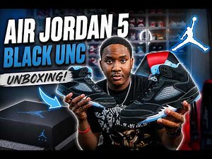Air Jordan 5 Black UNC Unboxing 🔥, Is This one of the Best Jordan Releases of this Year? 👀
