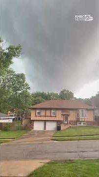 Viewer video shows storm clouds moving through the Raytown area