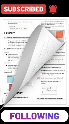 ☝️91 CSS Interview Question ☝️ #css #viralvideo #music #oopsconcept #youtube #viralvideo #trending