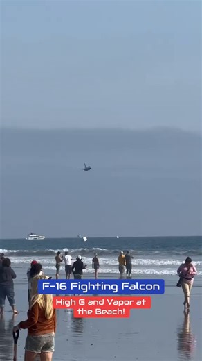 It started just like any old day at the beach when sunbathers were kicking back on the sand in Huntington Beach, California, waves crashing gently, kids building castles, and the Pacific stretching out endless and calm.Then the sky cracked open.A lone F-16 Fighting Falcon from the United States Air Force Thunderbirds screamed in low over the ocean, hugging the water like it owned it. In one heart-stopping moment, the pilot yanked that Viper into a razor-sharp minimum-radius turn — banking so har