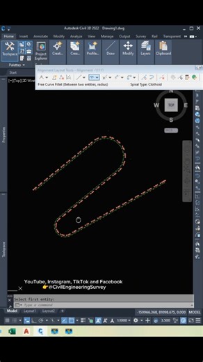 Road Alignment geometry Creation Tricks and Tips in Civil 3D for Civil Engineer YouTube, Instagram, TikTok and Facebook 👉@civilengineeringsurvey #Civil3D #RoadDesignTips #CivilEngineeringLife #AlignmentGeometry #Civil3DTutorial #HighwayDesign #AutoCADCivil3D #RoadAlignment #InfrastructureDesign #EngineeringTips #CivilEngineeringTricks #CivilTech #CADTips #RoadPlanning #DesignLikeAPro #SurveyToDesign #CivilEngineeringStudents #GeometricsDesign #EngineeringInspiration #TransportEngineering #Civil