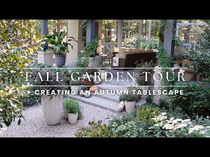 How I’m Decorating My Outdoor Spaces For Fall | Fall Tablescape, Patio Decorating + Garden Tour