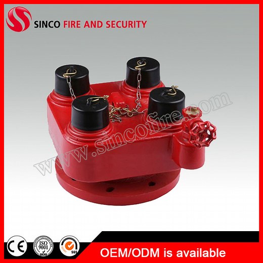 [Hot Item] Dry Riser Inlets 4 Way Breeching Inlet