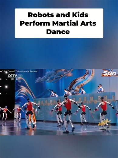 Robots and humans uniting on stage! 🤯 Their synchronized moves and epic finale are pure artistry. #RoboDance #FutureArt #DanceCollab #PerformanceArt #Innovation