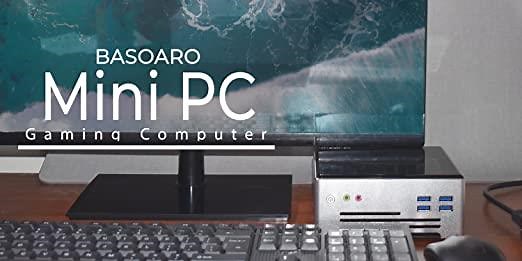 BAM5, Mini Desktop Computer, Mini PC Windows 10 Pro