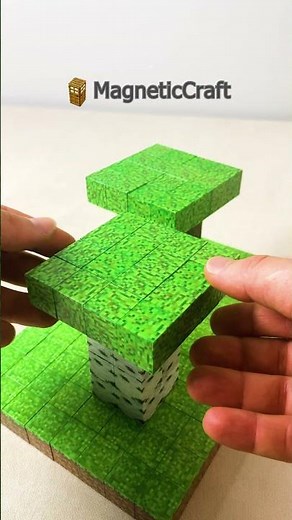 Magnetic Minecraft Blocks in Real Life