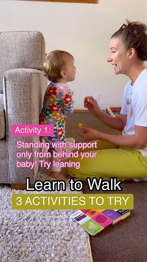 Dr. Deana Rosaia | Baby Movement Milestone Expert | Learn to walk with these 3 activities Like ✅ & save📌 this post if your baby will be LEARNING TO WALK in the future! Hey there! I am Deana... | Instagram