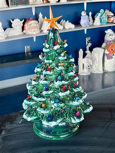 Ceramic Light up Vintage Tree - Etsy