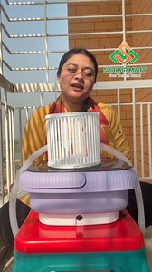 Portable Folding Mini Washing Machine with Drying যারা শীতে কাপড়...