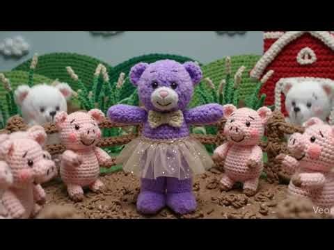 The Purple Teddy Bear’s Barnyard Ballet! 🩰🐷 | MsTeddyBear.com