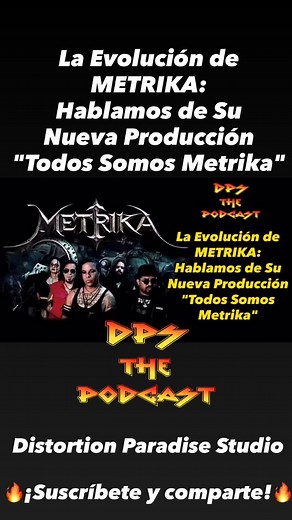 https://youtu.be/MoZm72dRKpo ¡Nuevo podcast en el canal! Gracias Flavio y Christian de @metrikaoriginal por el rato. Enlace en nuestro perfil. Síguenos en YouTube como Distortion Paradise Studio. Comparte nuestro video. Avísale a tu vecin@! 🔥🤘🏻 🇵🇷 #distortionparadisestudio #dpsthepodcast #dpsbide #megarocker #megarockersdedistortionparadisestudio | Distortion Paradise Studio