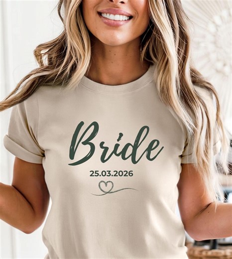 Wedding Shirts Set Bride Bridesmaid Maid of Honor Team Bride Shirt JGA Outfit Damen Hochzeit Shirts Set Bridal Party Matching Shirts - Etsy