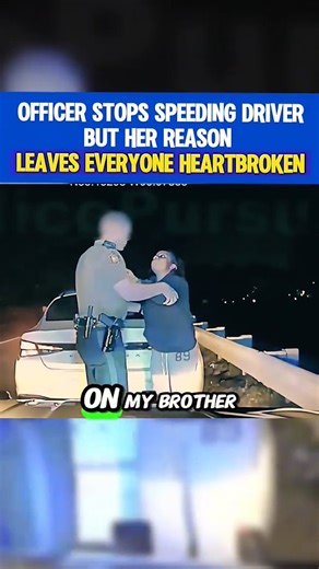 Officer Pulls Over Speeding Woman — Seconds Later, Her Tearful Reason Breaks Everyone’s Heart Watch full video in the first comment! | Police Blog