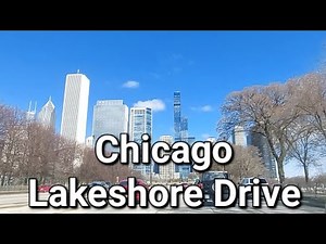 Chicago Lake Shore | Driving Tour | 4K Ultra HD