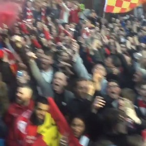 What a night that was. Liverpool FC fans were awesome. Here's Alberto Moreno's video from the team bus. Scenes. | Liverpool FC - Liverpool Echo