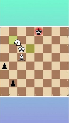 How to Checkmate with Bishop and Knight | Hardest Chess Endgame Explained #chessshorts #rook #chess