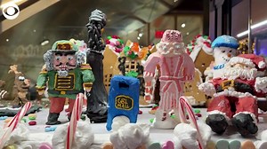 GINGERBREAD VILLAGE: Hundreds of gingerbread structures are on display as part of a giant gingerbread village in New York City. Gingerbread Lane showcases 720 buildings, including a pumpkin spice latte shop, bagel shop, subway station, and yellow taxi. | CBS Detroit
