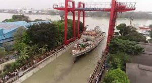 Androth, the second of 8 anti-submarine warfare shallow water craft (ASW SWC) for the Indian Navy launched at GRSE, Kolkata. | Next Generation Weapons Technology