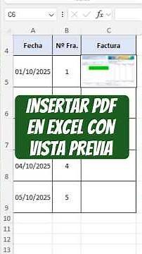 Excel Trick: Embedded PDF with Preview 🔥