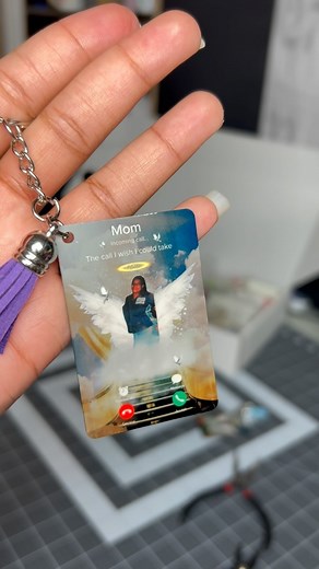 Yes front and back is done on both phone call memorial keychains you can also pick the color keyring and tassle that best represents your love one 🥹❤️ Heaven Gates Phone Call Memorial Keychain Are Available On The Website #sublimationprinting #sublimation #fyp #phonecalltoheaven #memorialkeychain #iphonekeychain #smallbusiness #ajuniquecreationsllc #sublimation #keepsake #customservice #handmade #workwithme #keychain #memorial #sublimationprinting #heatpress #iphonecalling #iwishheavenhadaphone
