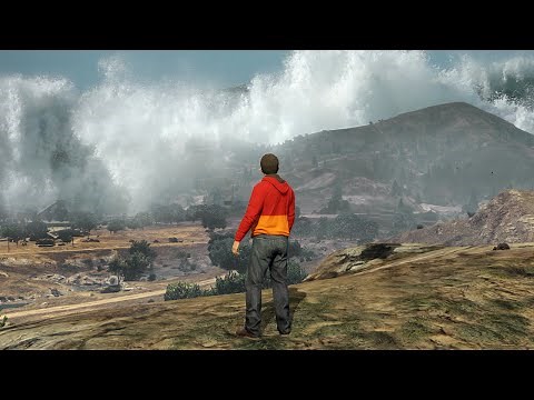 The SANDY SHORES TSUNAMI in GTA 5!