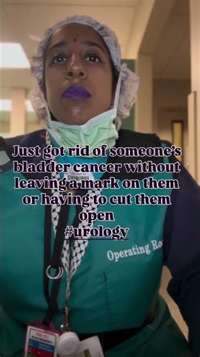 This is one of the coolest procedures in urology, and it’s called a transurethral resection of the