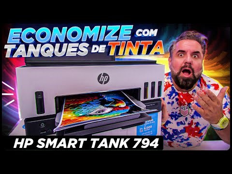 MUITA ECONOMIA com TANQUES de TINTA! Multifuncional HP SMART TANK 794
