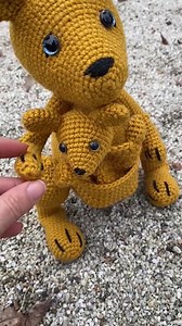 Kangaroo Crochet Pattern, Amigurumi Mum & Baby (PDF ENGLISH and SPANISH) - Etsy UK