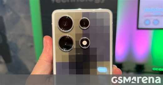 Infinix demos color-changing back panels for phones with E Ink technology