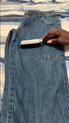 ASMR scratching jeans/ denim #relaxing #triggersforsleep #asmrsounds #relax #visualtingle #relaxing