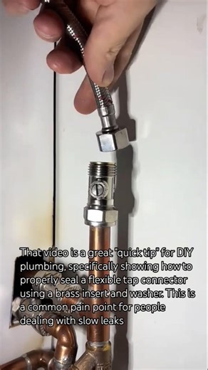 ow to Connect a Flexible Tap Hose WITHOUT Leaks! for beginners and DIYers