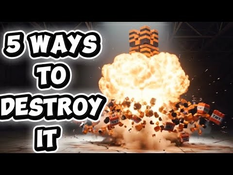 AI LEGO Tower Destruction — Tests 1-5 Compilation