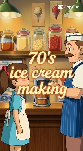 70's Ice Cream Making