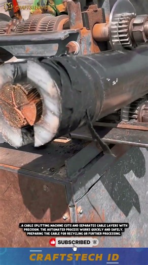 Cable Stripping Machine in Action | Fast & Efficient Wire Processing #machine #industrialmachine