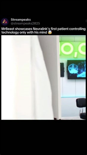 Streampeaks on Instagram: "Watch the full video here: https://tinyurl.com/yv6rerhx MrBeast recently featured Noland Arbaugh, the first human Neuralink patient, in a YouTube video released on January 24, 2026. The video showcases the life-changing impact of the technology on Arbaugh, who is paralyzed from the neck down. Key Highlights: -Demonstration of Capability: In the video, Arbaugh demonstrates using his Neuralink implant to move a computer cursor, type text messages, and play video games us