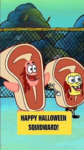 Every Time a SpongeBob Character Says "Halloween" 🎃 | #shorts